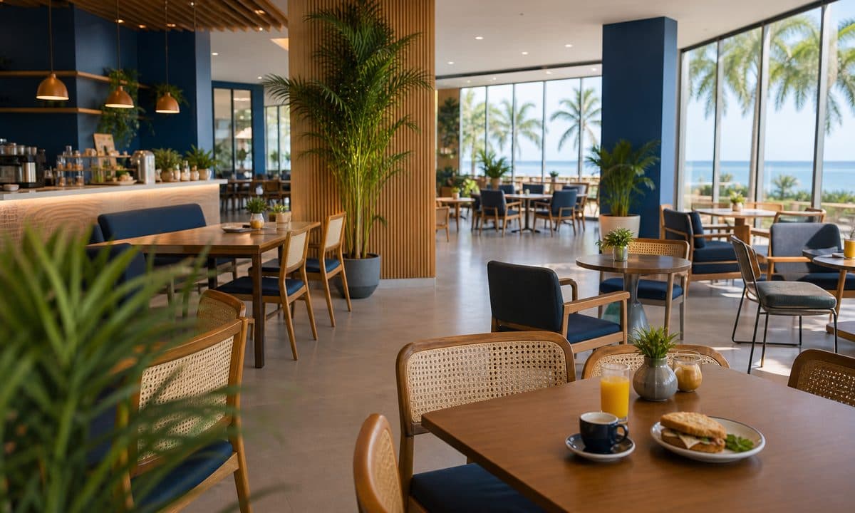 Café e restaurante contemporâneo em João Pessoa